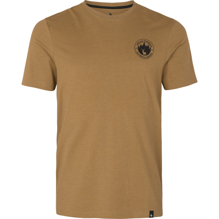 Saker T-Shirt - Antique Bronze Melange - Seeland