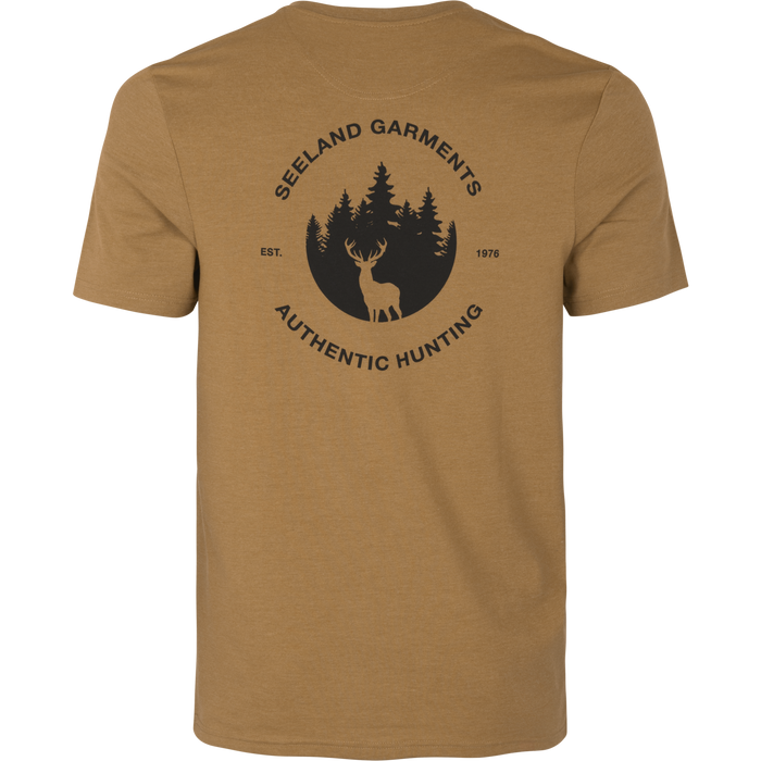 Saker T-Shirt - Antique Bronze Melange - Seeland