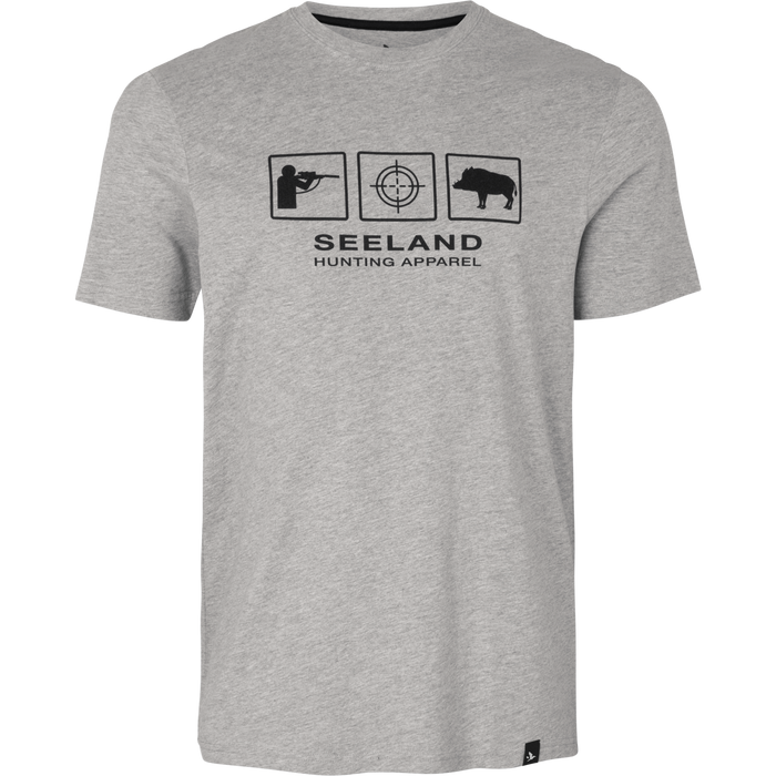 Lanner T-Shirt - Dunkelgrau Melange - Seeland