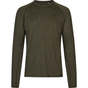 Peak T-Shirt Pine green melange - Seeland