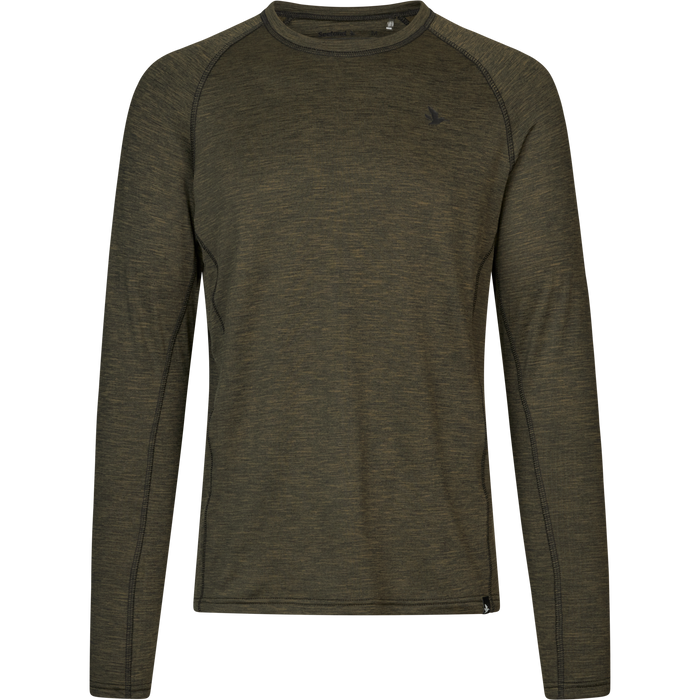 Peak T-Shirt Pine green melange - Seeland