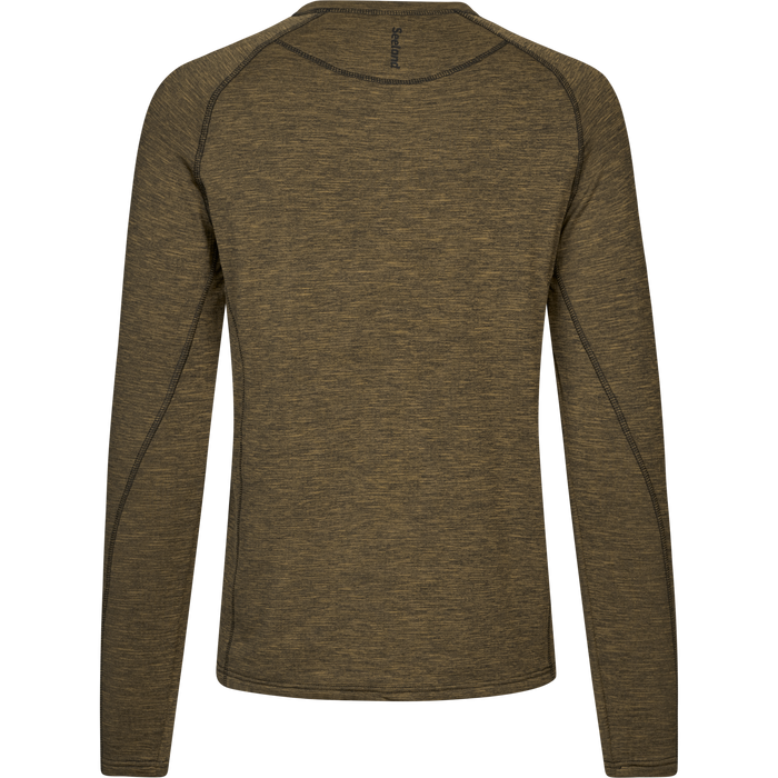 Peak T-Shirt Military Olive Melange - Seeland