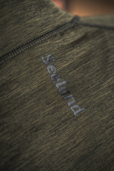 Peak Half Zip Pine green melange - Seeland