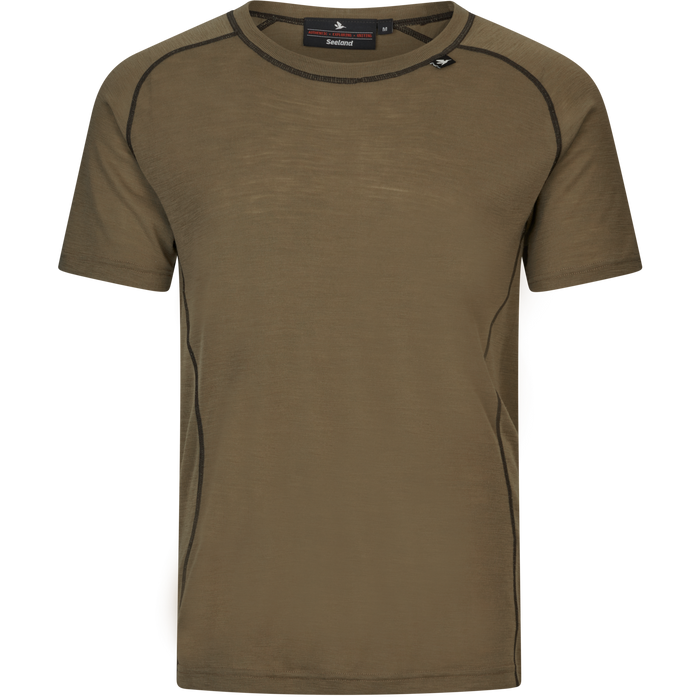 Apex Merino T-Shirt Covert Green - Seeland