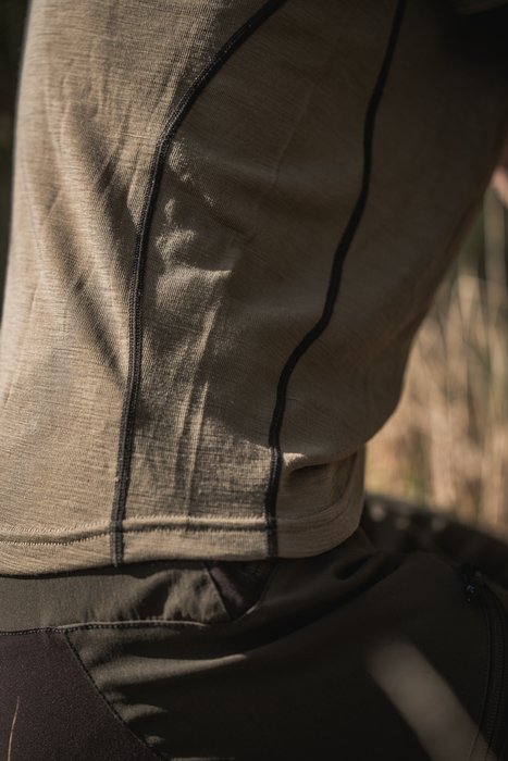 Apex Aia Merino-T-Shirt Covert Green - Seeland