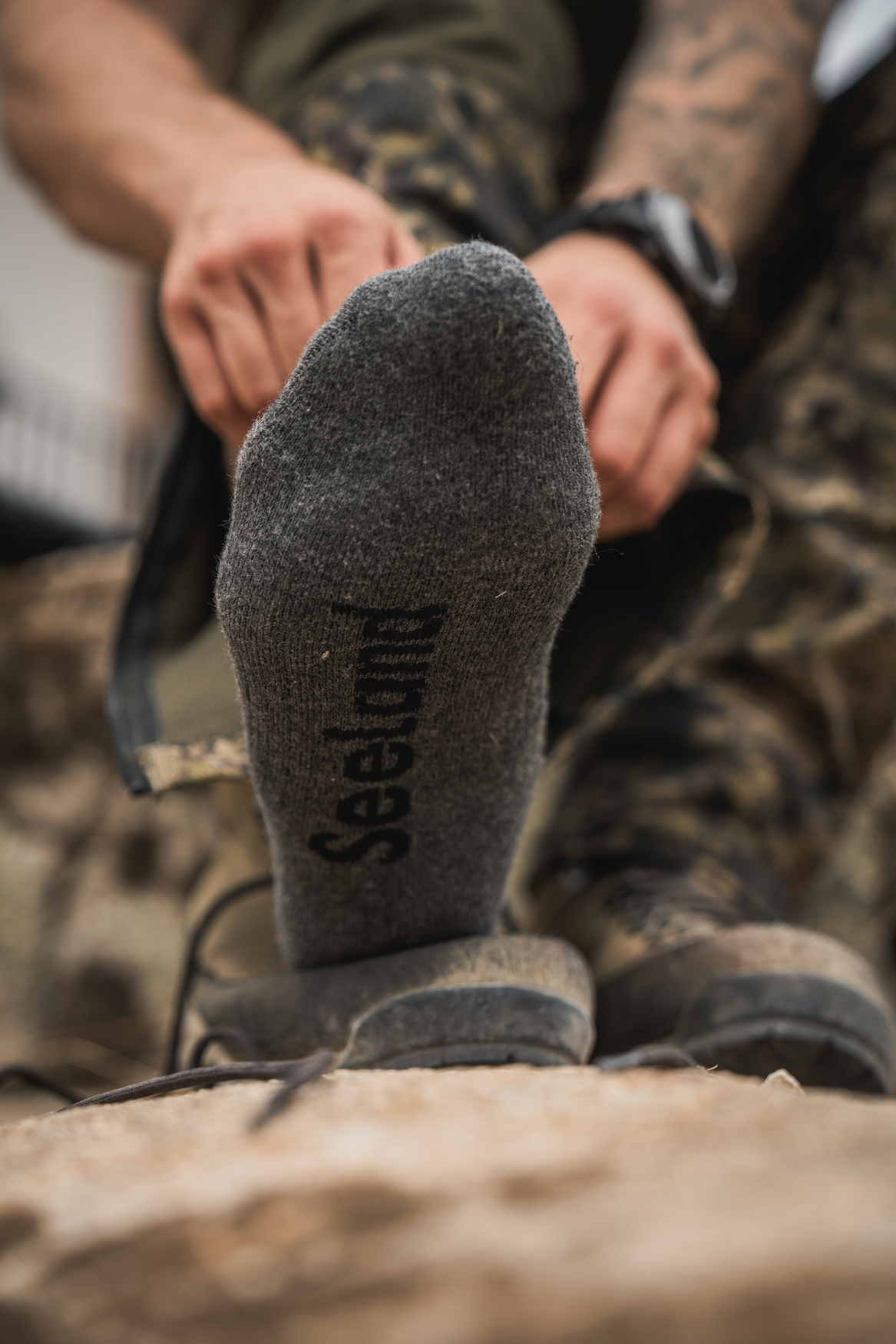 Field Socken - 3er-Pack Pine Green/Dark Grey - Seeland