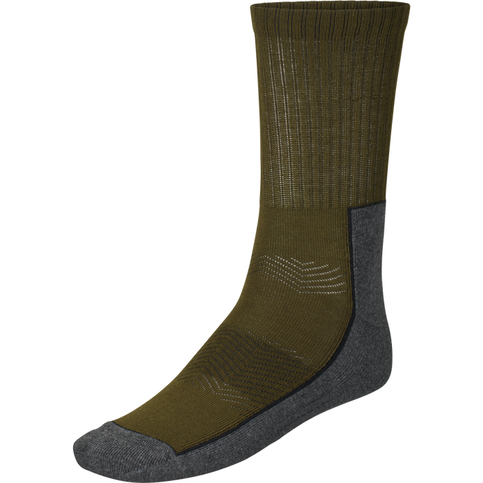 Feldsocken – 3er-Pack Kieferngrün/Dunkelgrau – Seeland