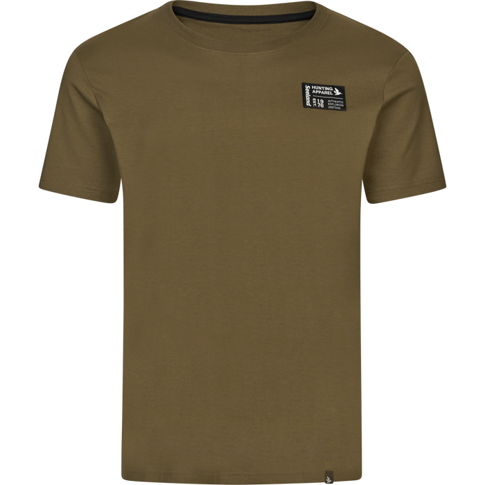Gestricktes T-Shirt Military Olive - Seeland