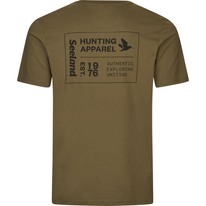 Gestricktes T-Shirt Military Olive - Seeland