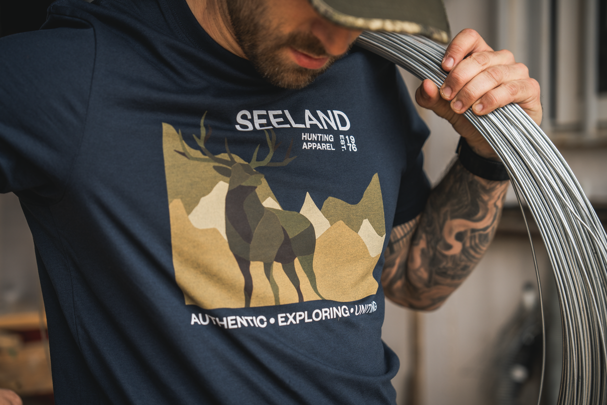Fragment T-Shirt Dunkelblau - Seeland