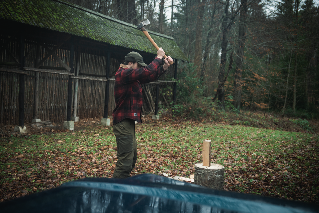 Hemd mit rotem Karomuster – Seeland