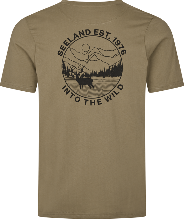 Jagd Landschaft T-Shirt – Covert Green – Seeland