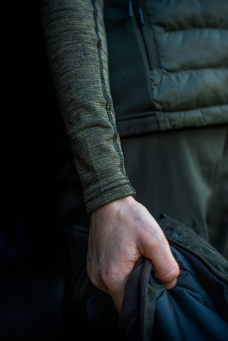 Aia T-Shirt Military Olive Melange – Seeland