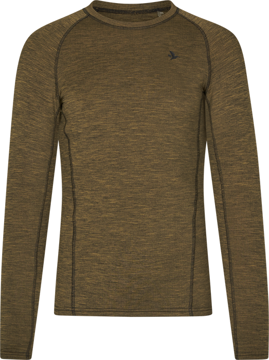 Aia T-Shirt Military Olive Melange – Seeland