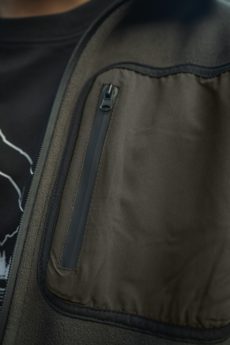 Rogue Wendefleece einfarbig – Grizzly Brown/Demitasse brown – Seeland