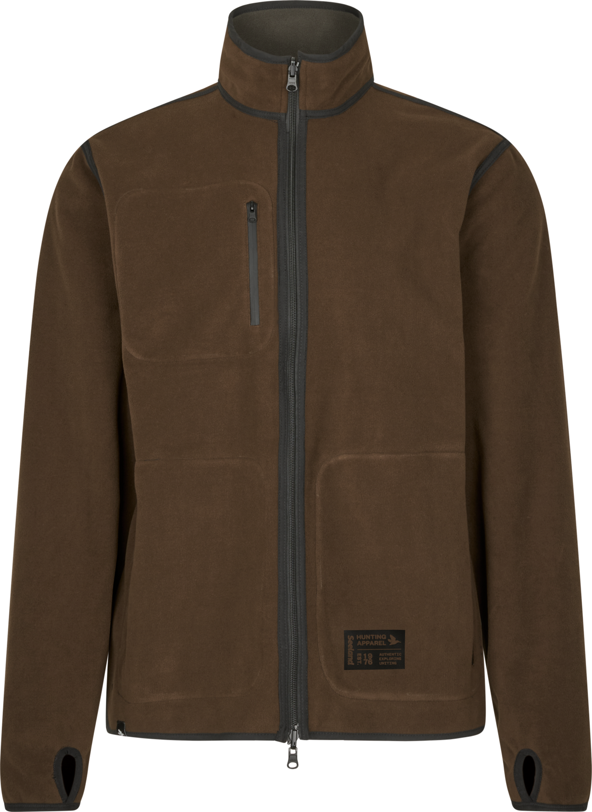 Rogue Wendefleece einfarbig – Grizzly Brown/Demitasse brown – Seeland