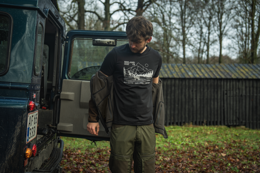 Rogue Wendefleece einfarbig – Grizzly Brown/Demitasse brown – Seeland