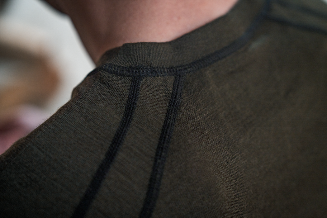 One Hundred Langarmshirt – Pine green – Seeland