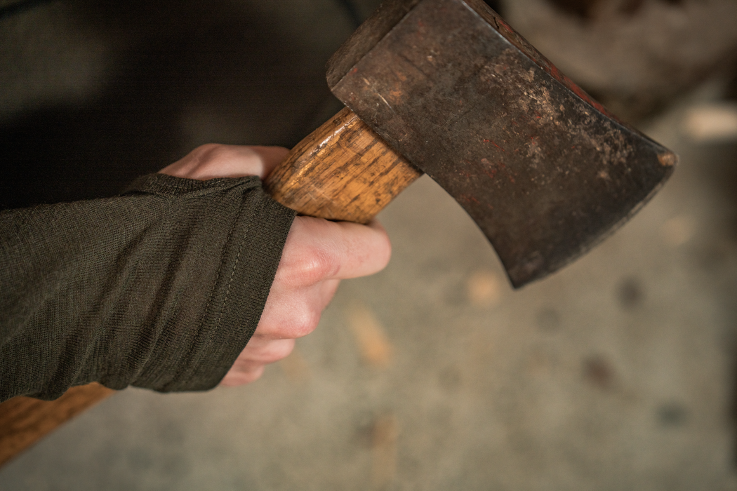 One Hundred Langarmshirt – Pine green – Seeland