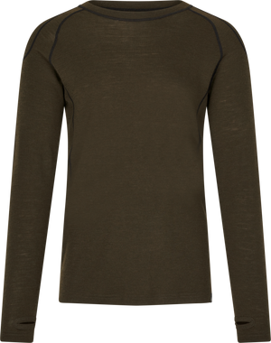 One Hundred Langarmshirt – Pine green – Seeland
