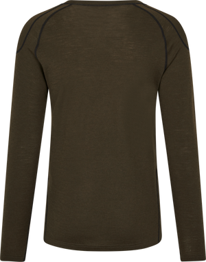One Hundred Langarmshirt – Pine green – Seeland