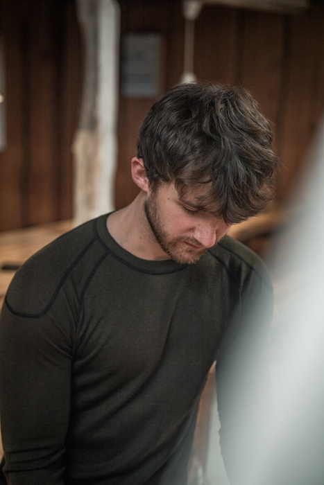 One Hundred Langarmshirt – Pine green – Seeland