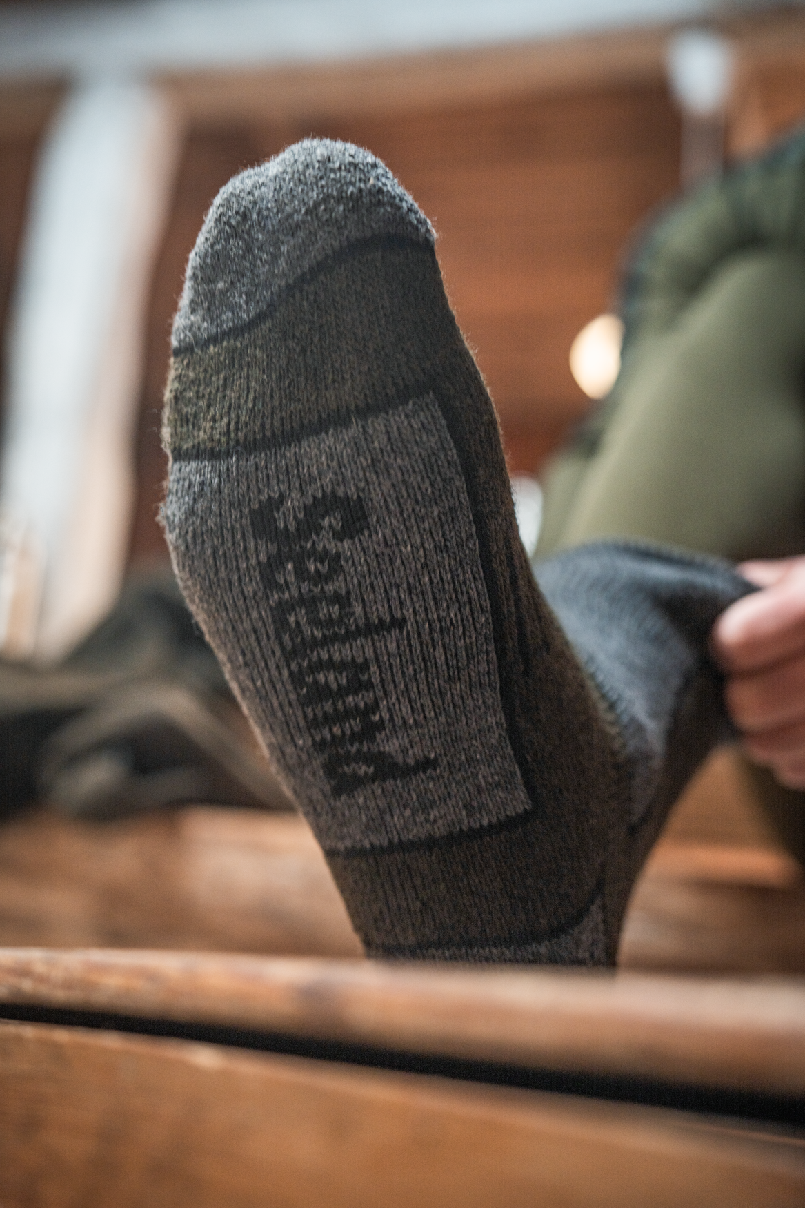 Field Thermo Socken - 2Pack - Pine Green Melange/Grey Melange – Seeland