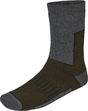 Field Thermo Socken - 2Pack - Pine Green Melange/Grey Melange – Seeland