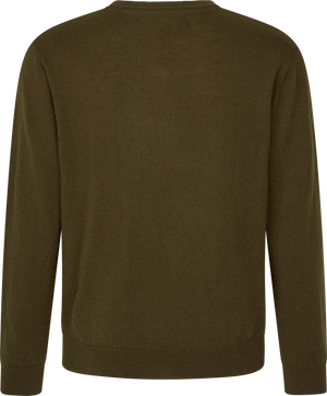 Pullover mit V-Ausschnitt – Light Pine – Seeland