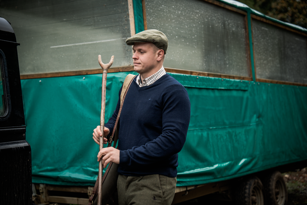 Pullover mit V-Ausschnitt – Light Pine – Seeland