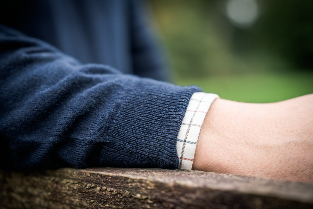 Pine V-Ausschnitt Pullover – Merlot – Seeland