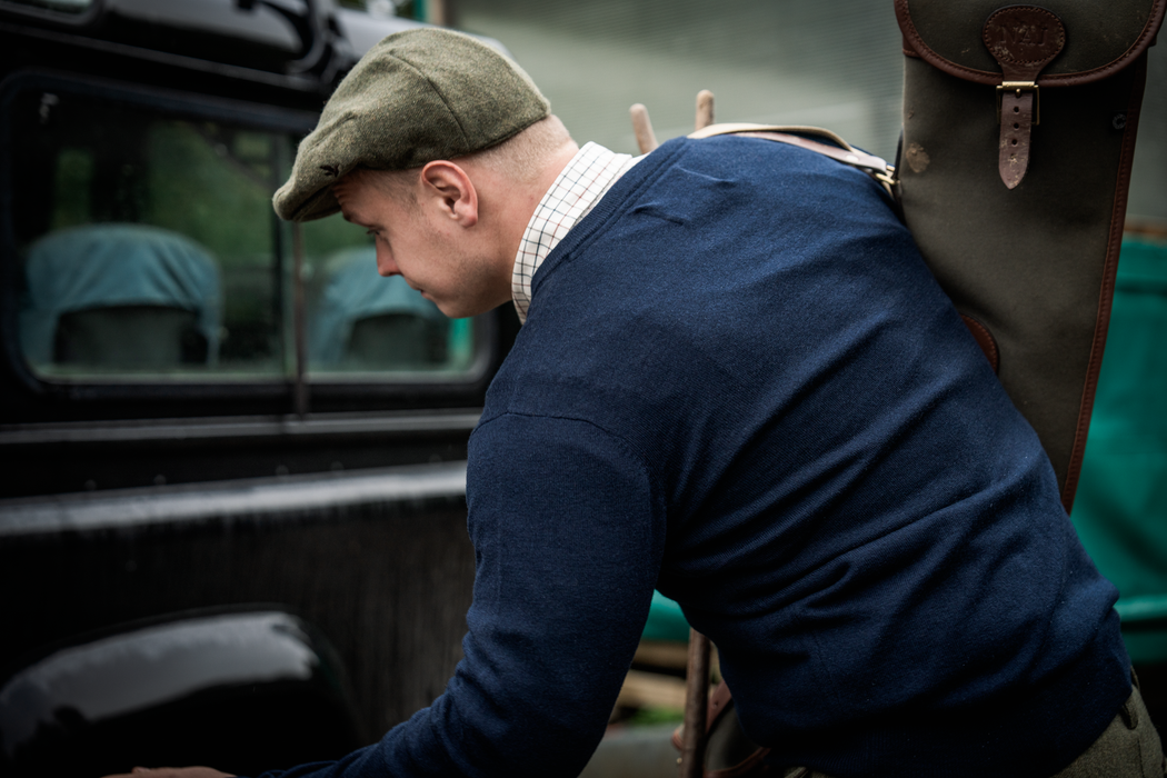 Pine V-Ausschnitt Pullover – Merlot – Seeland