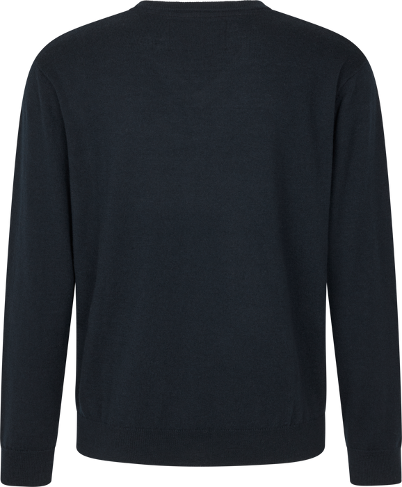 V-Ausschnitt Pullover Dark Sapphire – Seeland