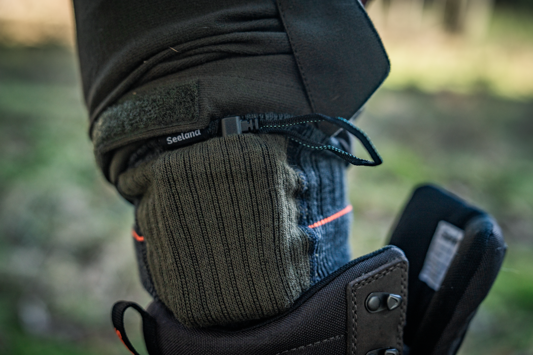 Socken Pine green melange – Seeland