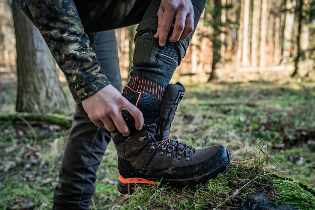 Socken Pine green melange – Seeland