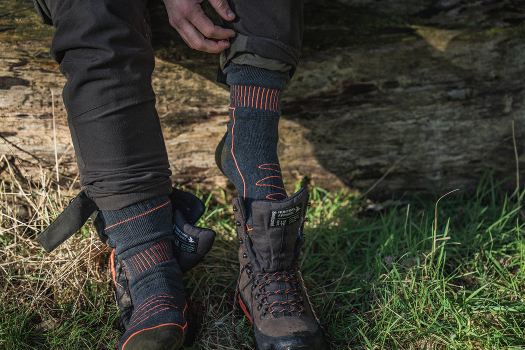 Socken Pine green melange – Seeland