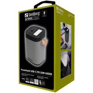 Strombank USB-C PD 20 W 60000 Mah - Sandberg