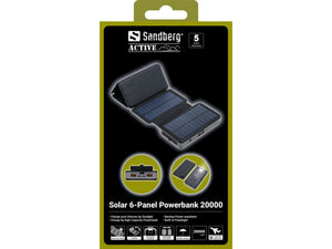 Solarladegerät 6-Panel 20000 mAh - Sandberg