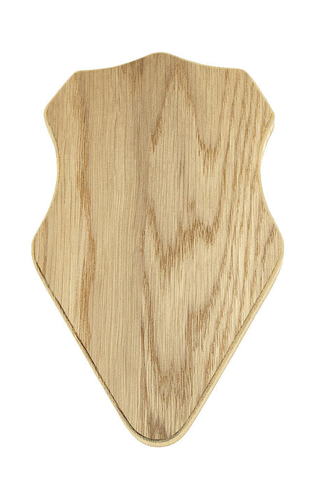 Trophäenschild Bock Helle Eiche - 18 x 11