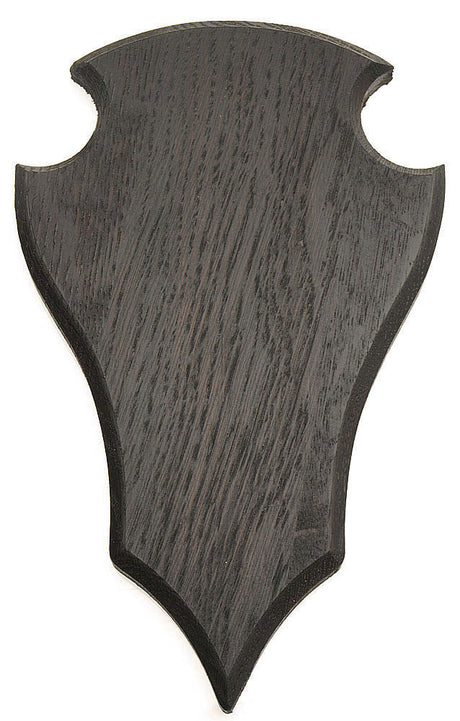 Trophäenschild für großen Bock Dunkle Eiche - 23x14 Dansk