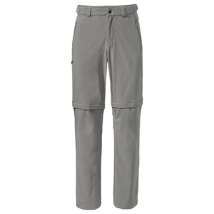 Herren Farley Stretch T-Zip Hose III Grau – Vaude
