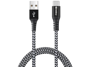 Survivor USB-C auf USB-A Ladekabel - Sandberg