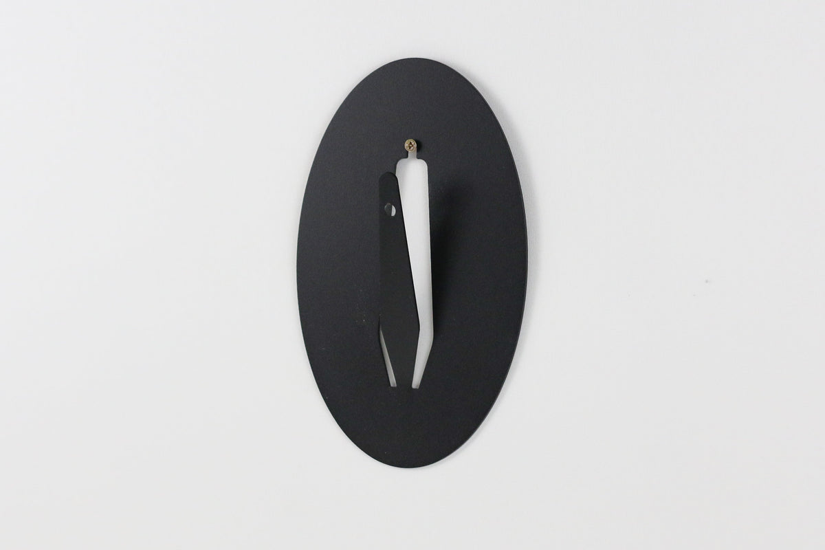 Trophäeplatte für Hirsch Oval Schwarz - Torp Solution