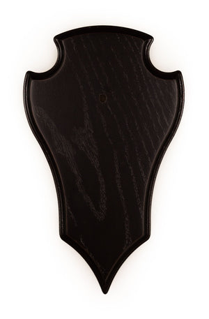 Trophäenschild, Bock, Eichenschild Dunkel 22x13