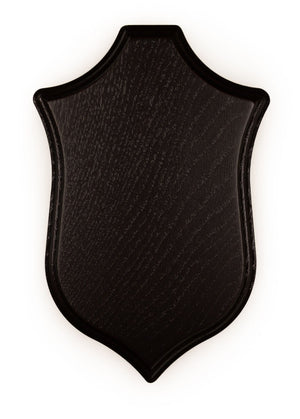 Trophäenschild, Bock, Eichenschild Dunkel 22x14
