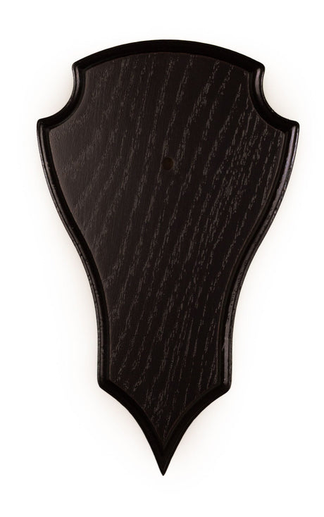 Trophäenschild, Bock, Eichenschild Dunkel 20x12