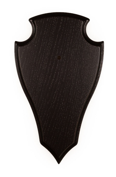 Trophäenschild, Bock, Eichenschild Dunkel 23x13
