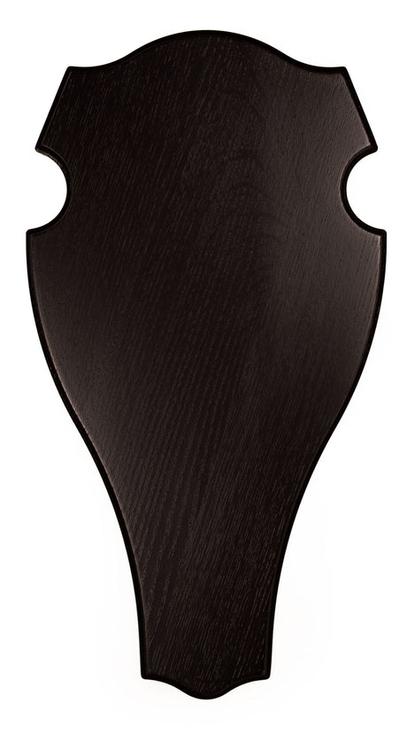 Trophäenschild, Hirsch, Eichenschild Dunkel 45x24