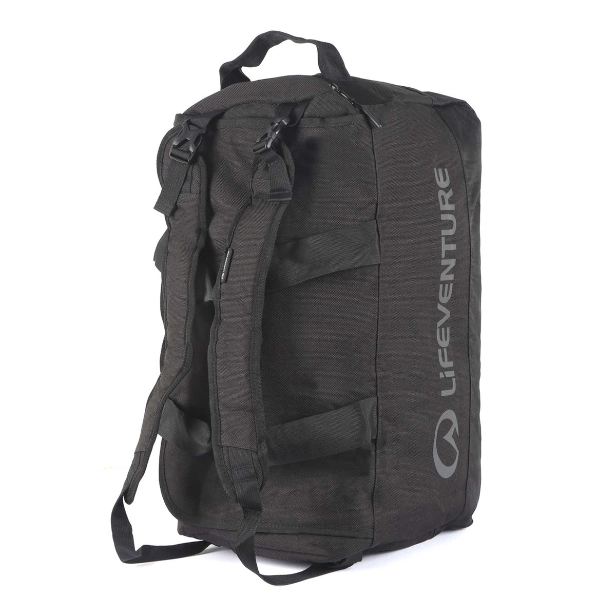 Expeditions-Cargo-Duffel, 50 Liter, Schwarz – Life Venture