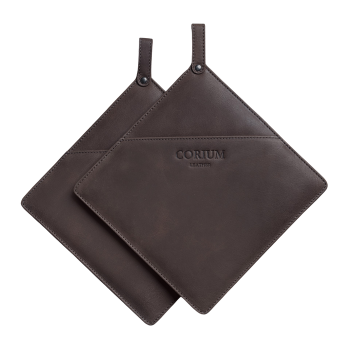 Topflappen - Dunkelbraun - Corium